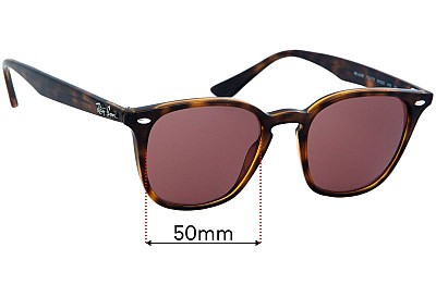 Ray-Ban RB4258 Verres de Remplacement 50mm wide 