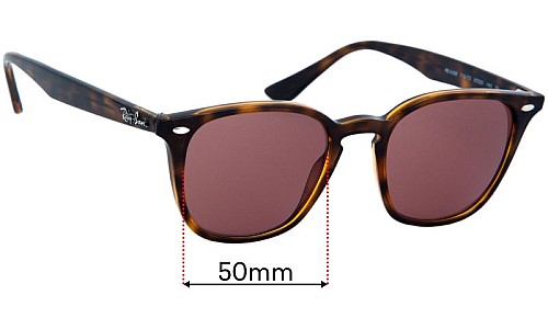 Ray Ban RB4258 Replacement Lenses 50mm wide 