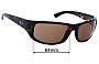 Sunglass Fix Verres de Remplacement pour Ray-Ban RB4283-CH - 64mm Wide 