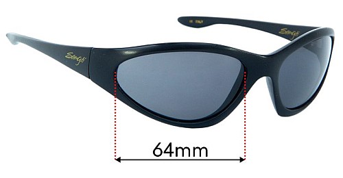 Apex Lenses Polarized PRO Replacement Lenses For Serengeti Ethan Sunglasses – Deep Blue, 13% VLT, 1.5mm Thick