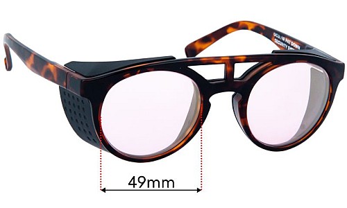 Sunglass Fix Lentilles de Remplacement pour Shinesty The Sun Cafe - 49mm Wide Shinesty The Sun Cafe Lentilles de Remplacement 49mm wide