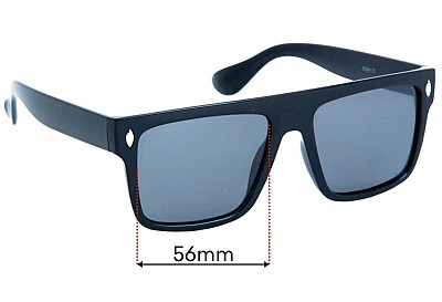 Spec Crew SC061 Replacement Lenses 56mm wide 