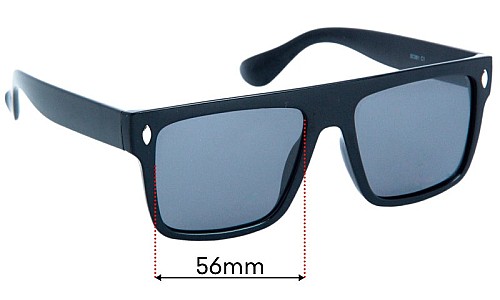 Spec Crew SC061 Replacement Lenses 56mm wide 