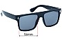 Sunglass Fix Replacement Lenses for Spec Crew SC061 - 56mm Wide 