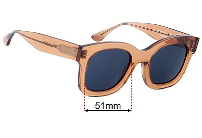 Thierry Lasry Unicorny 864 Replacement Lenses 51mm wide 