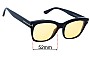 Sunglass Fix Replacement Lenses for Tom Ford Lauren-02 TF614 - 52mm Wide 