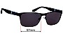 Sunglass Fix Replacement Lenses for Tommy Hilfiger TH Sun Rx 25 - 57mm Wide 