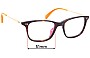 Sunglass Fix Verres de Remplacement pour Toms  Jenkins - 51mm Wide 