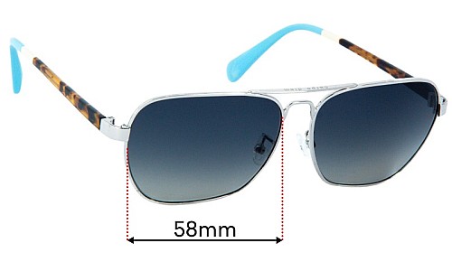 Toms  Navigator Replacement Lenses 58mm wide 
