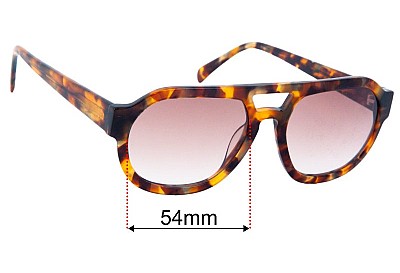 Vehla Phoenix VS278 Lentes de Repuesto 54mm wide 