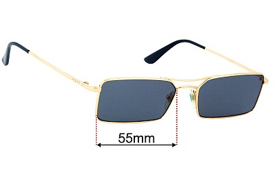 Vogue VO4106-SM Verres de Remplacement 55mm wide 
