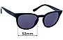 Sunglass Fix Verres de Remplacement pour Vogue VO5271-S - 53mm Wide 