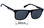 Sunglass Fix Replacement Lenses for Wayne Cooper Connery - 56mm Wide 