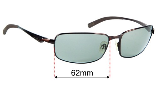 Bolle Key West Replacement Lenses 62mm wide 