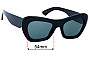 Sunglass Fix Replacement Lenses for Childe Farfalle - 54mm Wide 