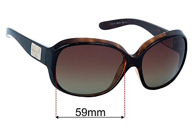 Dolce & Gabbana DG6049 Replacement Lenses 59mm wide 