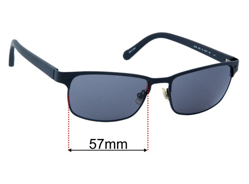 Sunglass Fix Lentes de Repuesto para Fossil Mil58 - 57mm Wide Sunglass Fix Lentes de Repuesto para Fossil Mil58 - 57mm Wide
