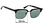 Sunglass Fix Replacement Lenses for Gucci GG0382S - 56mm Wide 