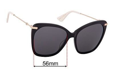 Gucci GG0510S Replacement Lenses 56mm wide 