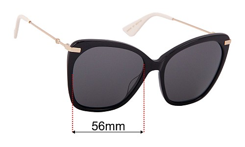 Gucci GG0510S Replacement Sunglasses Lenses 56mm Wide 