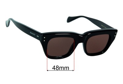 Gucci GG1365S Replacement Lenses 48mm wide 
