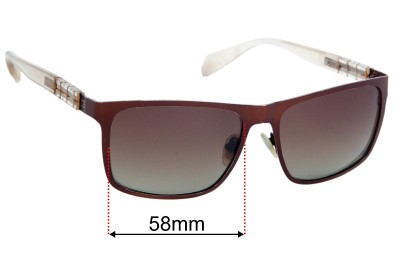 Guess GF0169 Replacement Lenses 58mm wide 