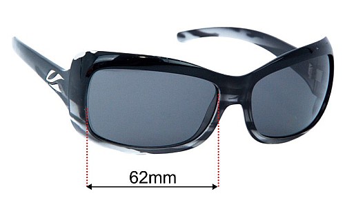 Kaenon Georgia Replacement Lenses 62mm wide 