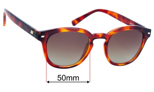 Le Specs Conga Replacement Lenses 50mm wide 