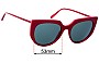 Sunglass Fix Ersatzgläser für Marni ME626S - 53mm Wide 