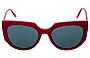 Marni ME626S Replacement Lenses 53mm wide - Front View 