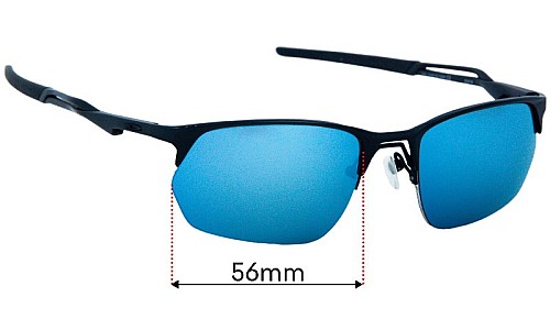 Oakley OX5152 Wire Tap 2.0 RX Lentilles de Remplacement 56mm wide 