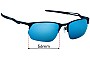 Sunglass Fix Verres de Remplacement pour Oakley Wire Tap 2.0 Rx OX5152 - 56mm Wide 