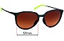 Sunglass Fix Verres de Remplacement pour Oakley Sielo OO9288 - 57mm Wide 