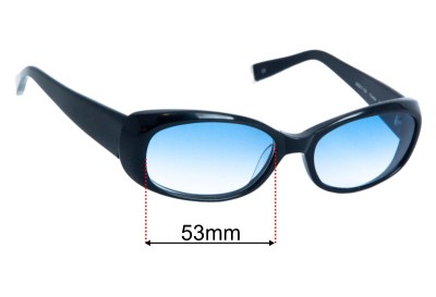 Oliver Peoples Phoebe Replacement Lenses 53mm wide 