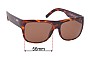 Sunglass Fix Replacement Lenses for POC Want - 56mm Wide 