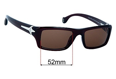 Police Tribeca S1712 Ersatzgläser 52mm wide 