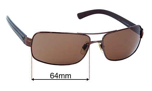 Polo PH 3033 Replacement Lenses 64mm wide 
