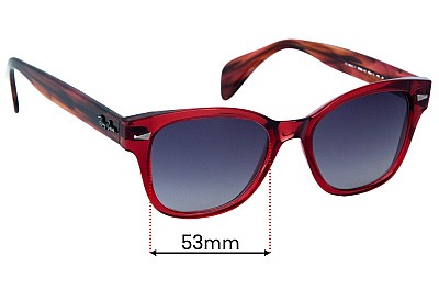 Ray Ban RB0880S-F Replacement Lenses 53mm wide 