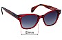 Sunglass Fix Verres de Remplacement pour Ray-Ban RB0880S-F - 53mm Wide 