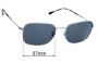 Sunglass Fix Replacement Lenses for Ray Ban RB3706 - 57mm Wide 