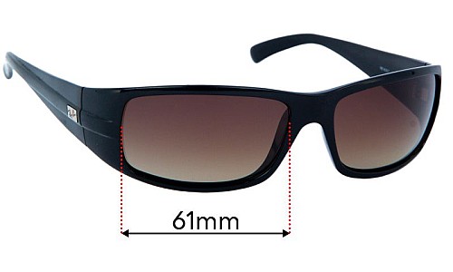 Ray Ban RB4057 Replacement Lenses 61mm wide 
