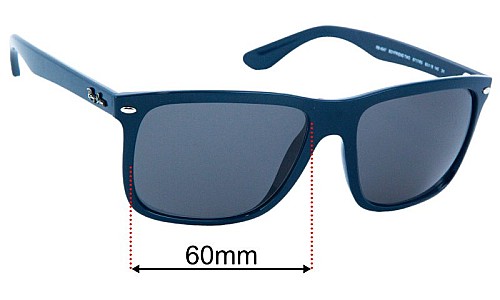 Ray Ban RB4547 Boyfriend Two Replacement Lenses 60mm wide 