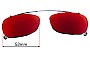 Sunglass Fix Replacement Lenses for Ray-Ban RB5228-C Clip On - 53mm Wide 