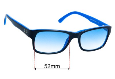 Ray Ban RB5268 Replacement Lenses 52mm wide 