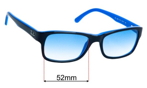 Ray Ban RB5268 Replacement Lenses 52mm wide 