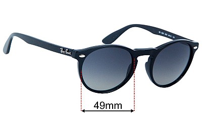 Ray-Ban RB5283 Optics Replacement Lenses 49mm wide 