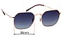 Sunglass Fix Replacement Lenses for Ray-Ban RB3694 Jim - 55mm Wide 