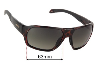 Smith Deckboss Replacement Lenses 63mm wide 