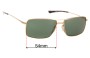 Sunglass Fix Replacement Lenses for Smith Turner - 59mm Wide 