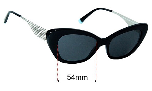 Sunglass Fix Replacement Lenses for Tiffany & Co TF4158 Diamond Point - 54mm Wide Tiffany & Co TF4158 Diamond Point Replacement Lenses 54mm wide